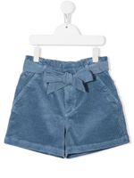 POLO RALPH LAUREN KIDS short en velours côtelé à détail de nœud - Bleu - thumbnail