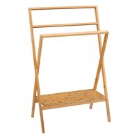 Handdoeken ophangrek badkamer - bamboe hout - L60 x b36 x H94 cm Handdoeken ophangrek badkamer - bamboe hout - L60 x b36 x H94 cm