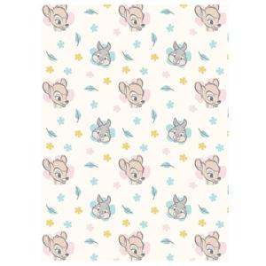 Disney Bambi Fleeceplaid Flower - 110 x 150 cm - Polyester