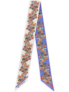 ETRO foulard en soie à fleurs - Blanc