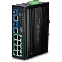 Trendnet TI-BG108 netwerk-switch Gigabit Ethernet (10/100/1000) Power over Ethernet (PoE) Zwart