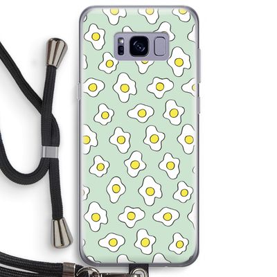 Spiegeleitjes: Samsung Galaxy S8 Plus Transparant Hoesje met koord