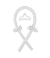 Voorkappers Heatless curling set white