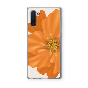 Orange Ellila flower: Samsung Galaxy Note 10 Transparant Hoesje