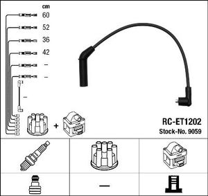 Bougiekabelset RCET1202