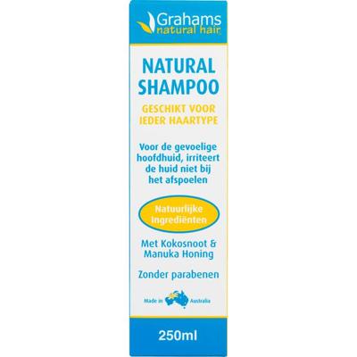Grahams Natural Shampoo 250ml | Voor Gevoelige Hoofdhuid