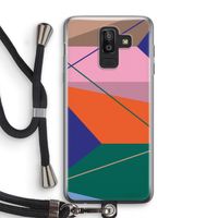 Gestalte 1: Samsung Galaxy J8 (2018) Transparant Hoesje met koord