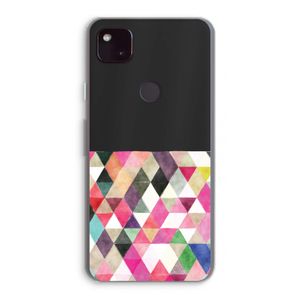 Gekleurde driehoekjes: Google Pixel 4a 5G Transparant Hoesje