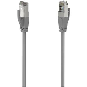 Hama Netwerkkabel, CAT-5e, 1 Gbit/s, F/UTP afgeschermd, 1,50 m UTP kabel Grijs