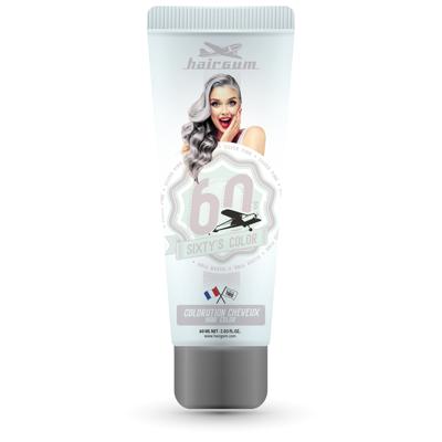 Hairgum Semi Permanent Color Sixty's Color Silver Pink 60ml Hairgum Semi Permanent Color Sixty's Color Silver Pink 60ml