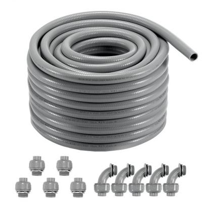 VEVOR 30,5 m PVC gegolfde slang flexibele slang gegolfde buisisolatie buisbescherming 25,4 mm