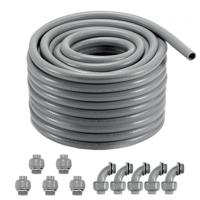 VEVOR 30,5 m PVC gegolfde slang flexibele slang gegolfde buisisolatie buisbescherming 25,4 mm