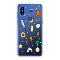 Happy bento friends: Xiaomi Mi Mix 3 Transparant Hoesje