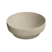 Keramische Opbouw Waskom Sapho Pura dia. 40 cm Beige