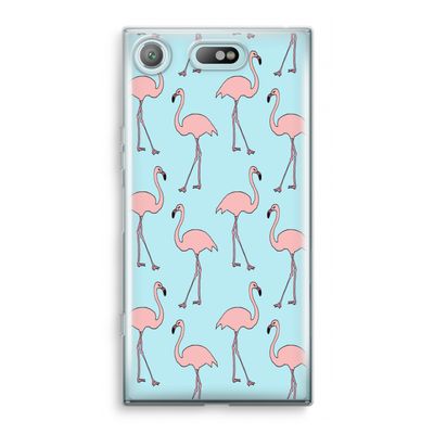 Anything Flamingoes: Sony Xperia XZ1 Compact Transparant Hoesje