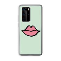 Kusje: Huawei P40 Pro Transparant Hoesje