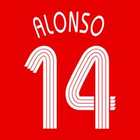 Alonso 14 (Liverpool Bedrukking 2006-2007)
