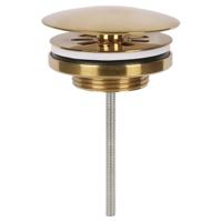 Differnz afvoerplug always open | mat goud | 72mm