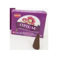10 kegeltjes Opium wierook   - - thumbnail