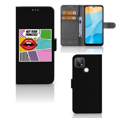 OPPO A15 | Wallet Case | met Pasjes | Popart Princess OPPO A15 | Wallet Case | met Pasjes | Popart Princess