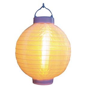 5x stuks solar buitenlampion / buitenlampionnen wit met realistisch vlameffect 20 cm - Lampionnen