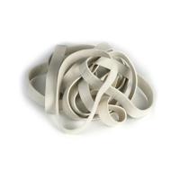 Tentelastieken - 10x - zwart - rubber - 10 x 1 x 0,15 cm - camping accessoires