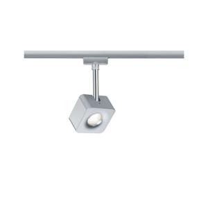 Paulmann Cube 230V-railsysteem lamp URail LED vast ingebouwd 8 W LED Chroom (mat), Chroom