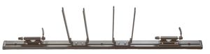 fietsendrager Traps Single 119 cm aluminium zwart 2-delig