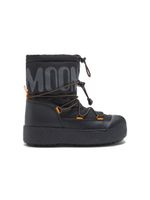 Moon Boot Kids logo-print lace-up snow boots - Noir