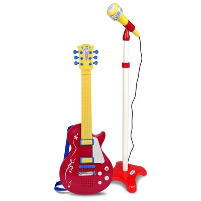 Rock Guitar with stand microphone