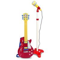 Rock Guitar with stand microphone