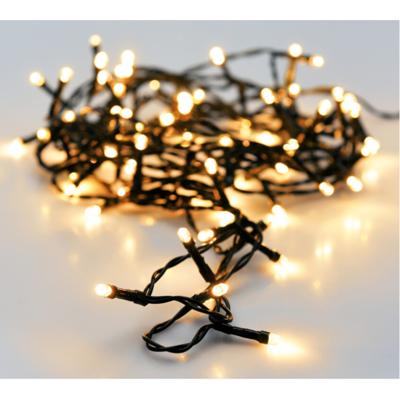 Kerstverlichting - 192 led lampjes - warm wit - 1450 cm - twinkel effect - lichtsnoer