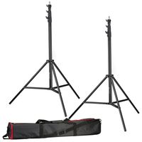 Bresser 2x BR-TP280 Pro lampstatief 280cm + tas