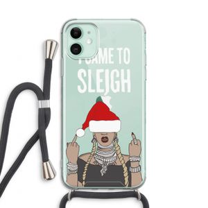Came To Sleigh: iPhone 11 Transparant Hoesje met koord
