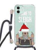 Came To Sleigh: iPhone 11 Transparant Hoesje met koord