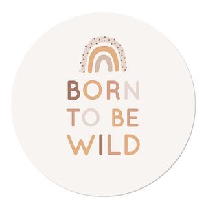 Muurcirkel Boho Born to be Wild 50 cm