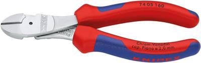 KNIPEX Power side cutting.160 mm chr.pvc din 5749