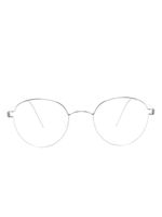 Lindberg lunettes de vue à monture ronde - Argent