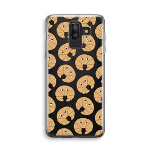 Croissant: Samsung Galaxy J8 (2018) Transparant Hoesje