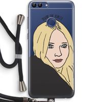 Ashley: Huawei P Smart (2018) Transparant Hoesje met koord