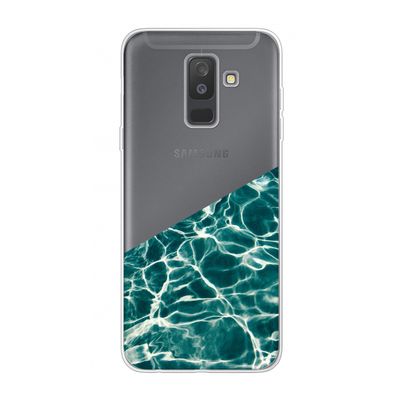 Weerkaatsing water: Samsung Galaxy A6 Plus (2018) Transparant Hoesje