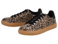 esmara Dames sneakers (Print/beige/zwart, 38)