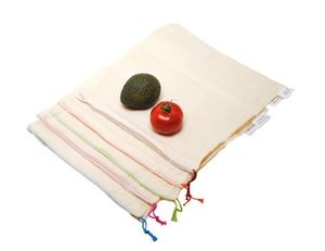 Ah! Table! Groente en fruit zak l - 30x33cm - 5st