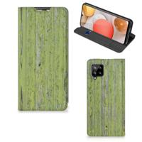 Samsung Galaxy A42 Book | Wallet Case | Green Wood