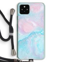 Fantasie pastel: Pixel 5a 5G Transparant Hoesje met koord