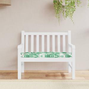 VidaXL Tuinbankkussen 100x50x7 cm oxford stof bladpatroon