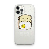 Sleep All Day: iPhone 12 Pro Max Transparant Hoesje