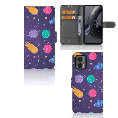 Motorola Edge 30 Neo | Wallet Case | met Pasjes | Space