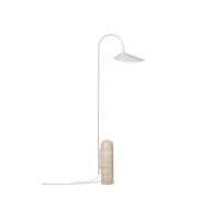 Nordic Arum | Minimalistische Design Vloerlamp met Marmeren Basis - thumbnail