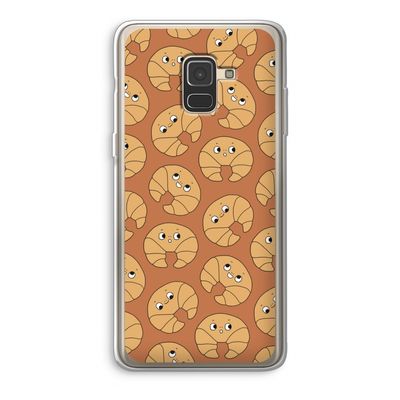 Croissant: Samsung Galaxy A8 (2018) Transparant Hoesje